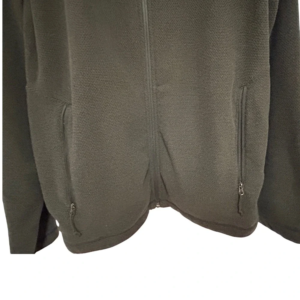 The North Face Mens Fleece Full‎ Zip Jacket Black L G